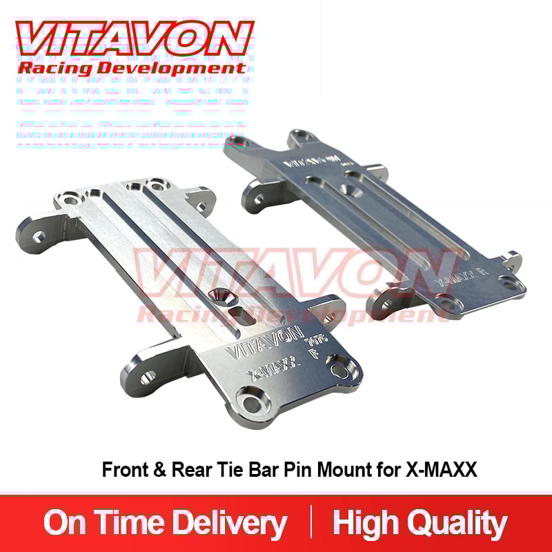 VITAVON Aluminum #7075 Front Rear Tie Bar Pin Mount for X-MAXX XRT 1/5