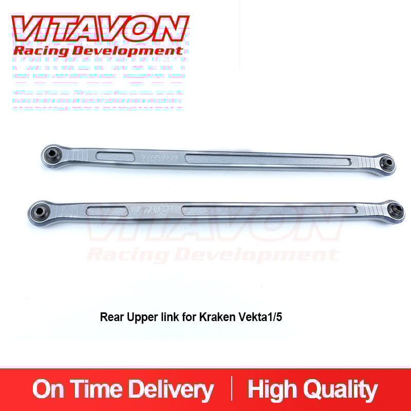 VITAVON Redesigned CNC Aluminum #7075 Rear Upper link for Kraken Vekta1/5