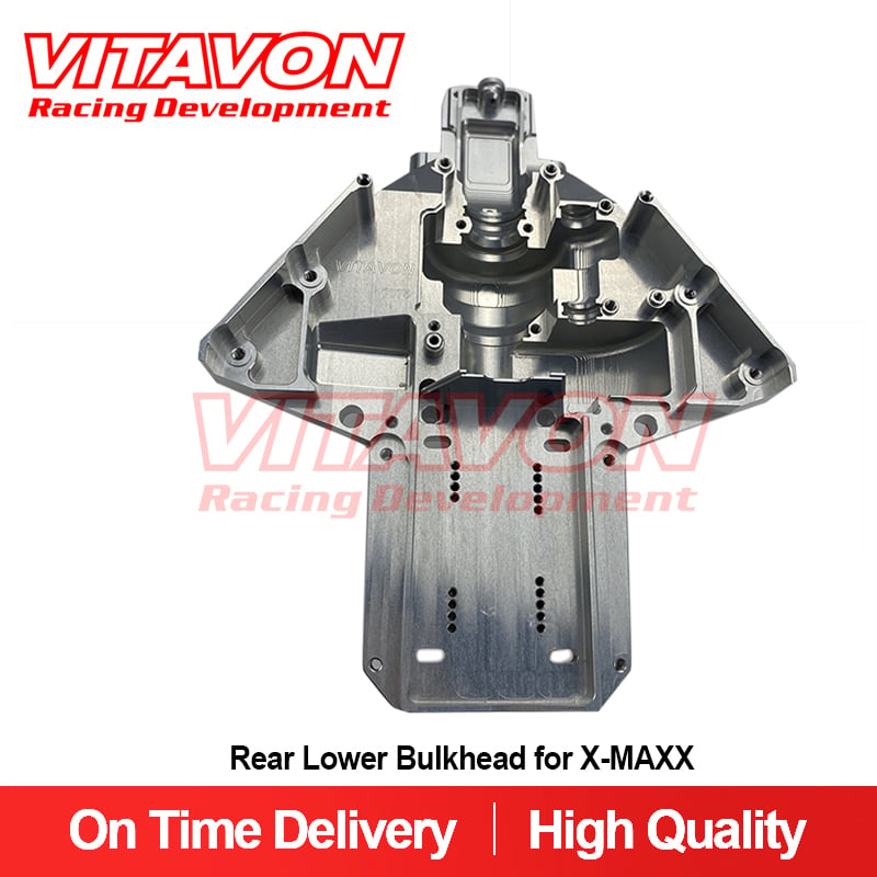 VITAVON Aluminum #7075 Rear Lower Bulkhead for X-MAXX 1/5