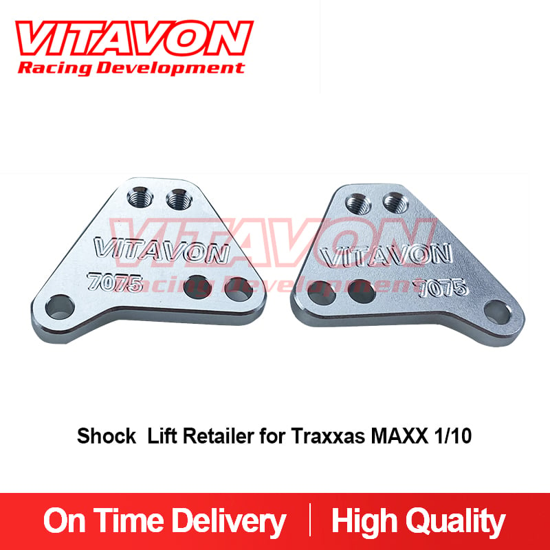 VITAVON CNC Aluminum #7075 Shock Lift Retailer for Traxxas MAXX 1/10