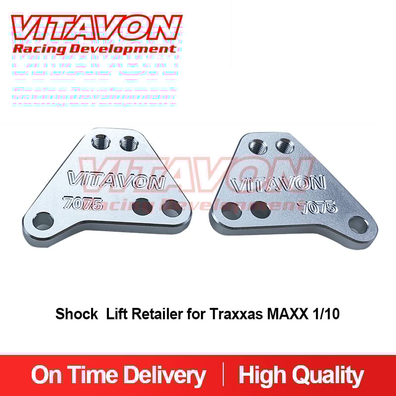 VITAVON CNC Aluminum #7075 Shock Lift Retailer for Traxxas MAXX 1/10