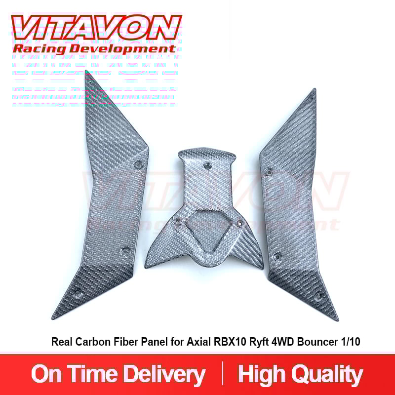VITAVON Real Carbon Fiber Panel for Axial RBX10 Ryft 4WD Bouncer 1/10
