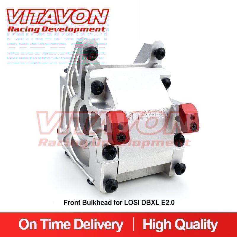 VITAVON DBXL E2.0 Front Bulkhead Redesigned CNC Aluminum7075 For LOSI