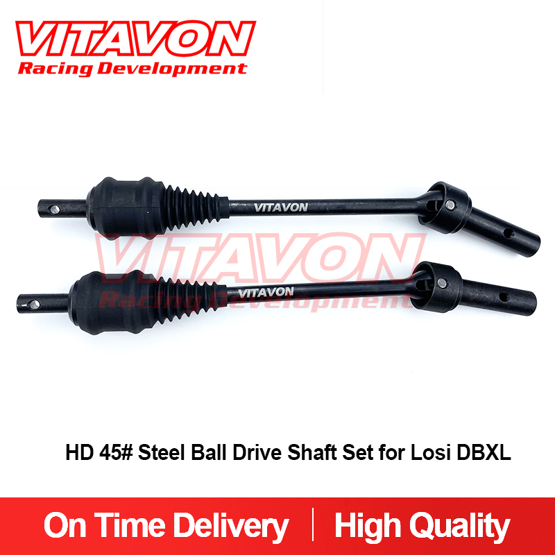 VITAVON CNC HD 45# Steel Ball Drive Shaft Set for LOSI DBXL sell as a pair