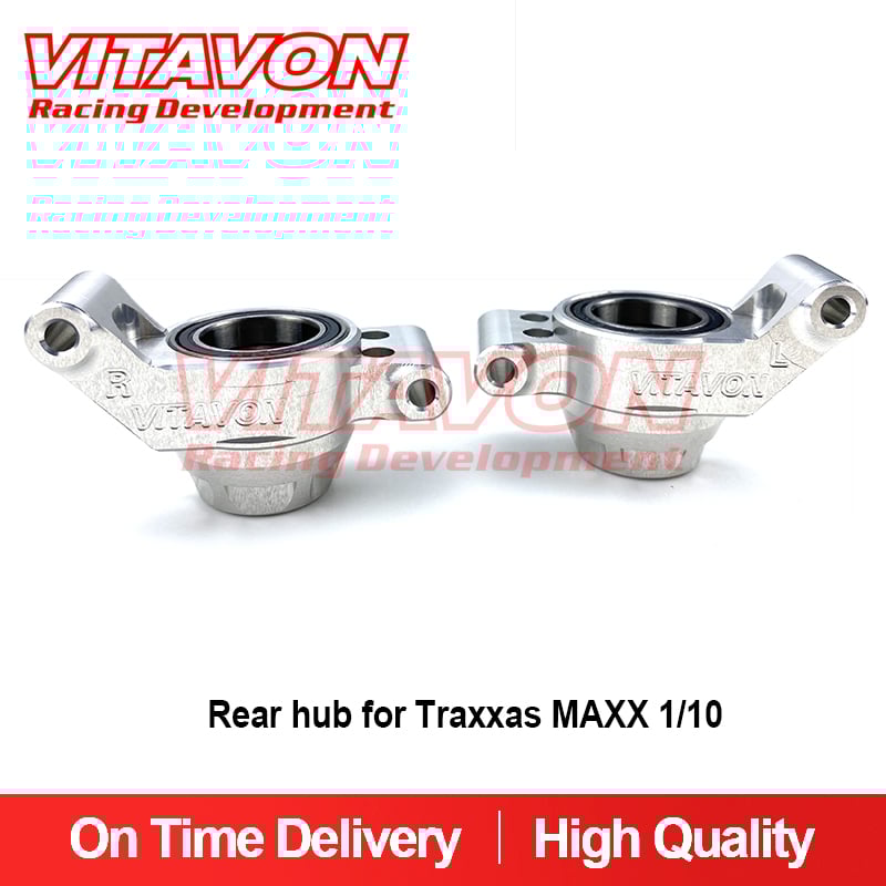 VITAVON CNC alu 7075 redesign Rear hub for Traxxas MAXX 1/10 MXX2201