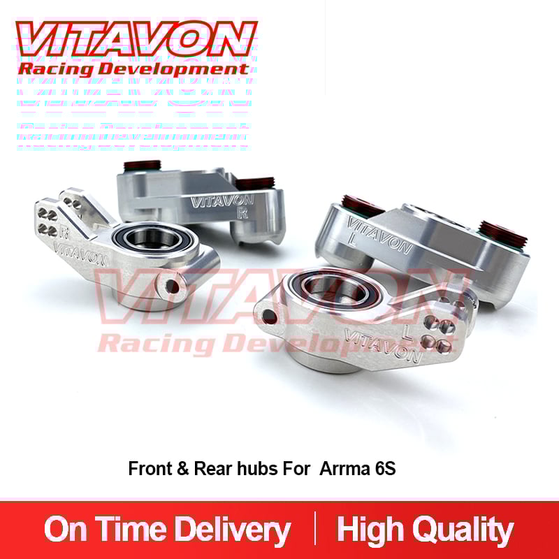 Vitavon Arrma 6S Fireteam Alu7075 Front & Rear hubs for infraction,Mojave