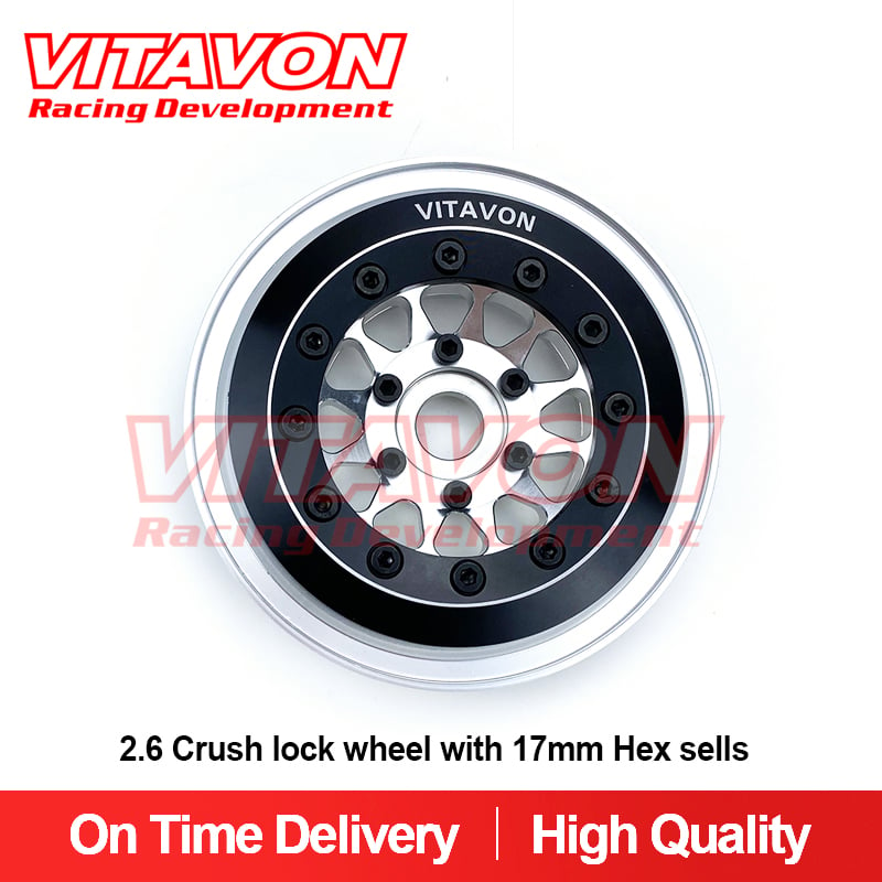 VITAVON CNC Alu 2.6 Crush Lock wheel with 17mm Hex sells 1pc