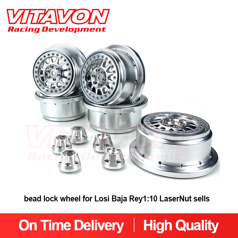 VITAVON CNC alu bead lock wheel for Baja Rey1:10 LaserNut