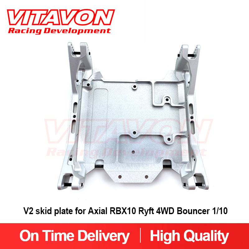 VITAVON CNC Alu 7075 skid plate for Axial RBX10 Ryft 4WD Bouncer 1/10