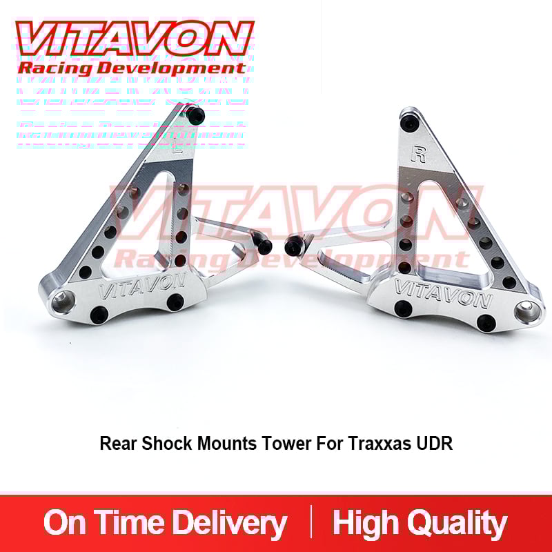 VITAVON CNC Alu CNC Rear Shock Mounts Tower For Traxxas UDR 1:7