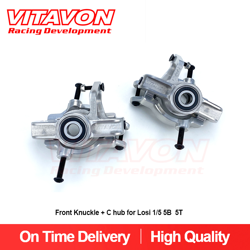 VITAVON Losi 1/5 5B 5T CNC alu7075 Front Knuckle + C hub