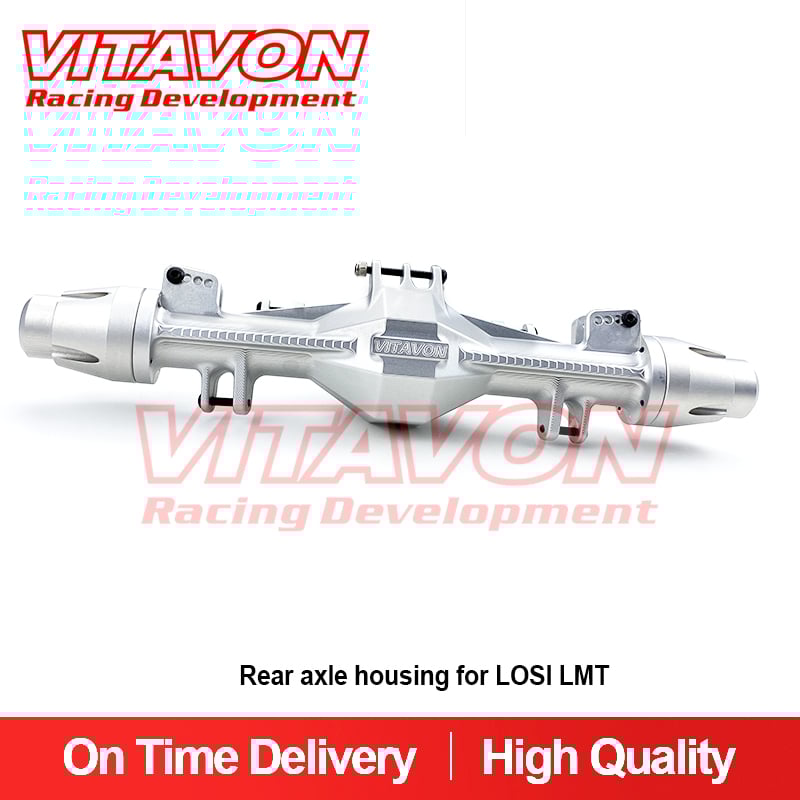 VITAVON CNC Alu#7075 Rear axle housing for LOSI LMT Grave Digger 1/10