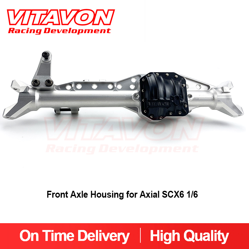 VITAVON CNC Alu #7075 Front Axle Housing for Axial SCX6 Jeep Wrangler Trail Honcho 1/6
