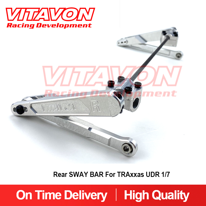 VITAVON CNC Alu7075 Redesigned Rear SWAY BAR For Traxxas UDR 1/7
