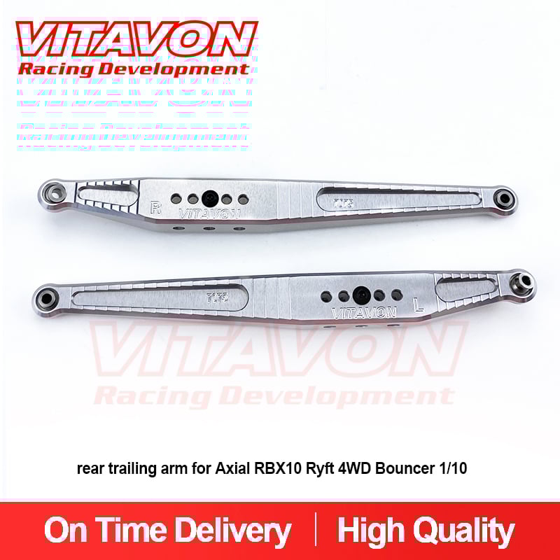 VITAVON CNC Alu rear trailing arm for Axial RBX10 Ryft 4WD Bouncer 1/10
