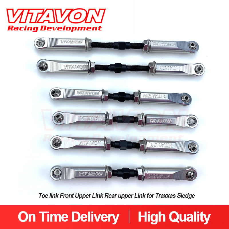 VITAVON Toe link Front Upper Link Rear upper Link for Traxxas Sledge