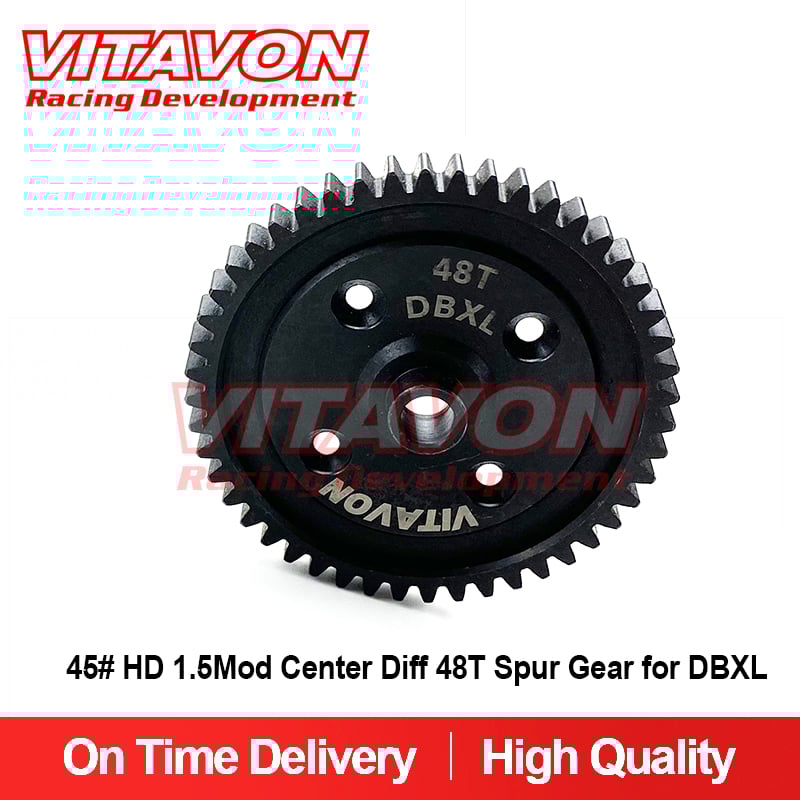 VITAVON DBXL CNC 45# HD 1.5Mod Center Diff 48T Spur Gear