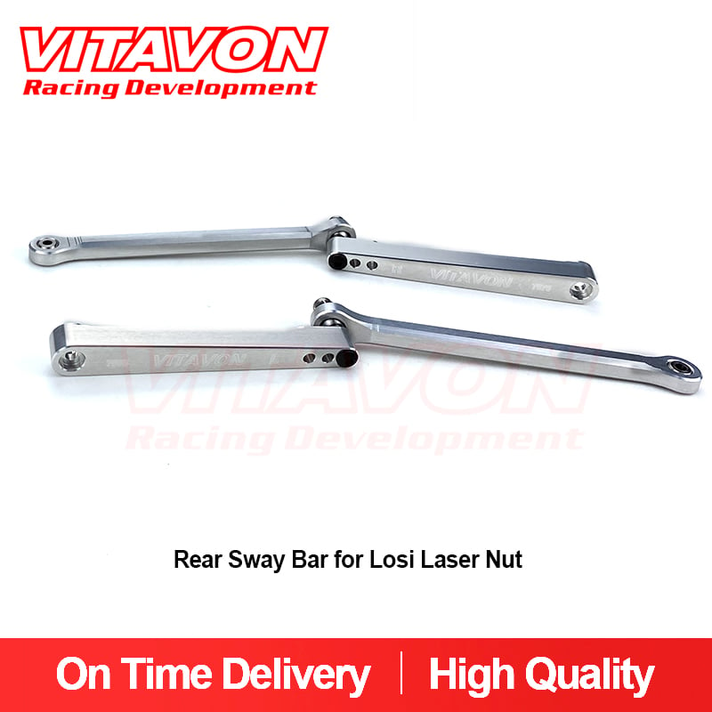 VITAVON LaserNut CNC alu#7075 Rear Sway Bar for Losi Laser Nut