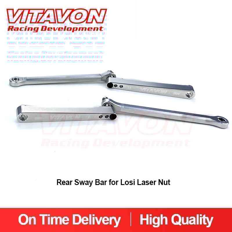 VITAVON LaserNut CNC alu#7075 Rear Sway Bar for Losi Laser Nut