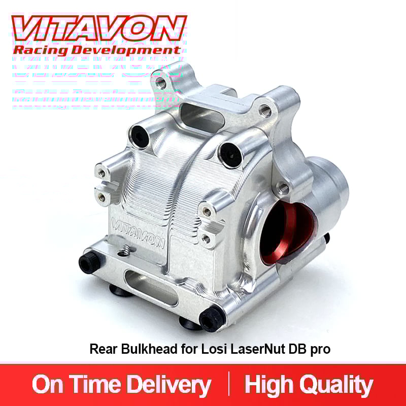 VITAVON LaserNut CNC Alu7075 Rear Bulkhead for Losi LaserNut DB pro
