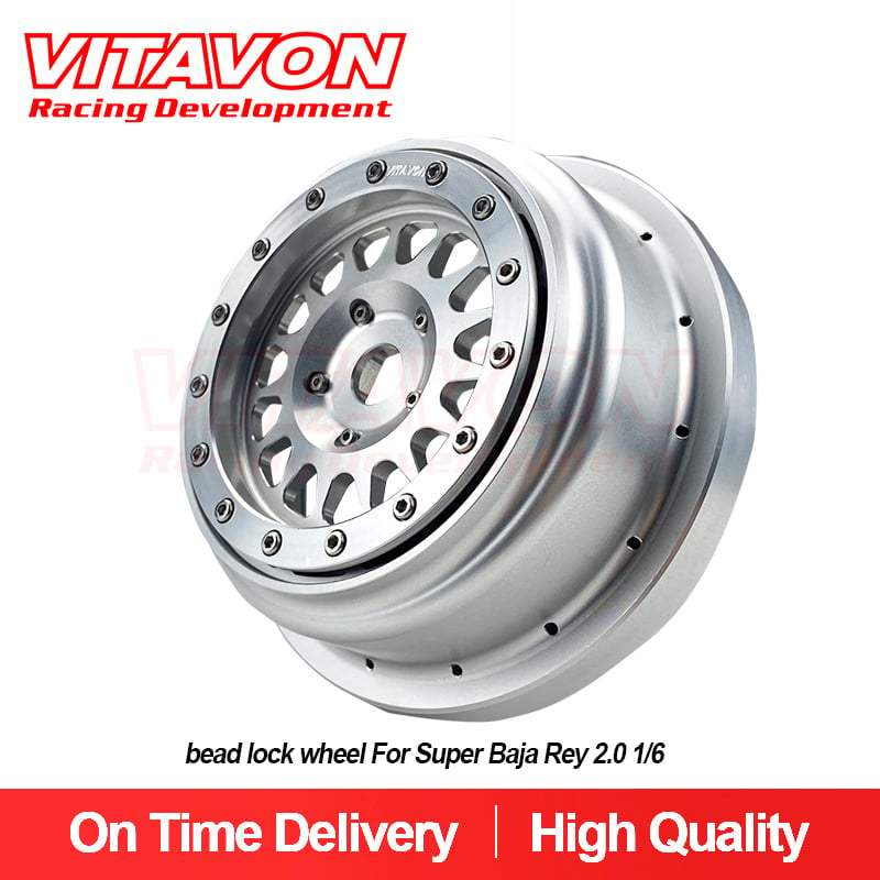 VITAVON SBR 2.0 CNC Alumium bead lock wheel For Super Baja Rey 2.0 1/6