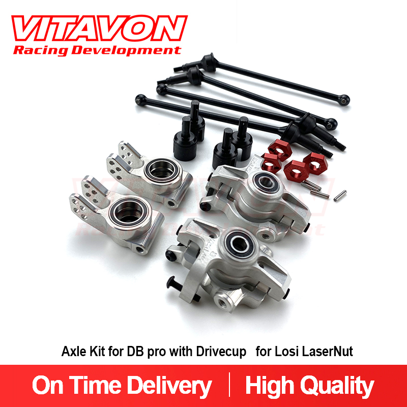 VitavonVITAVON Losi LaserNut V2 CNC Alu7075 Axle Kit for DB pro