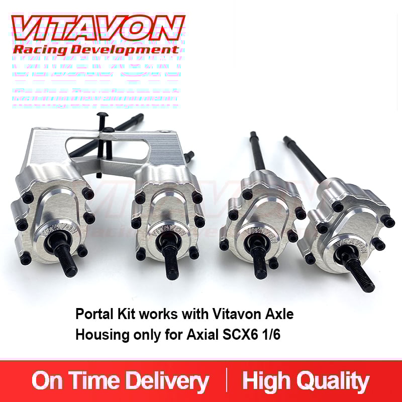 VITAVON Portal Kit works with Vitavon Axle Housing only for Axial SCX6 Jeep Wrangler Trail Honcho 1/6