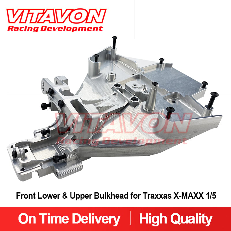 VITAVON ALU7075 Front Lower & Upper Bulkhead for Traxxas X-MAXX 1/5
