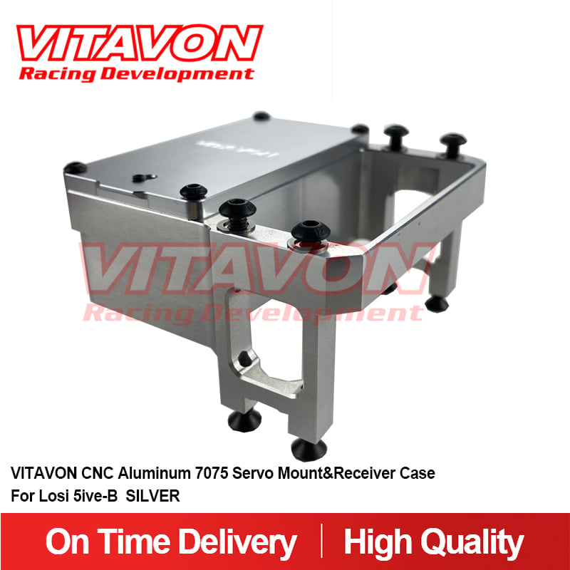 VITAVON CNC Alu7075 Servo Mount & Receiver Case For Losi 5ive B and Losi 5T 2.0 electrical conversation