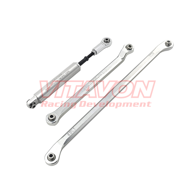 VITAVON CNC Aluminum7075 V2 Steering Links Set for Axial SCX6 Jeep Wrangler Trail Honcho 1/6