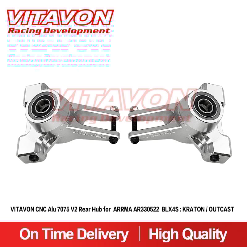 VITAVON CNC Alu 7075 V2 Rear Hub for  ARRMA  BLX4S : KRATON / OUTCAST