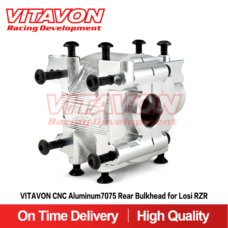 VITAVON  CNC Aluminum7075 Rear Bulkhead for Losi RZR