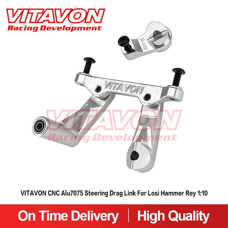 VITAVON CNC Aluminum Steering Bell Crank for Losi U4 Hammer Rey
