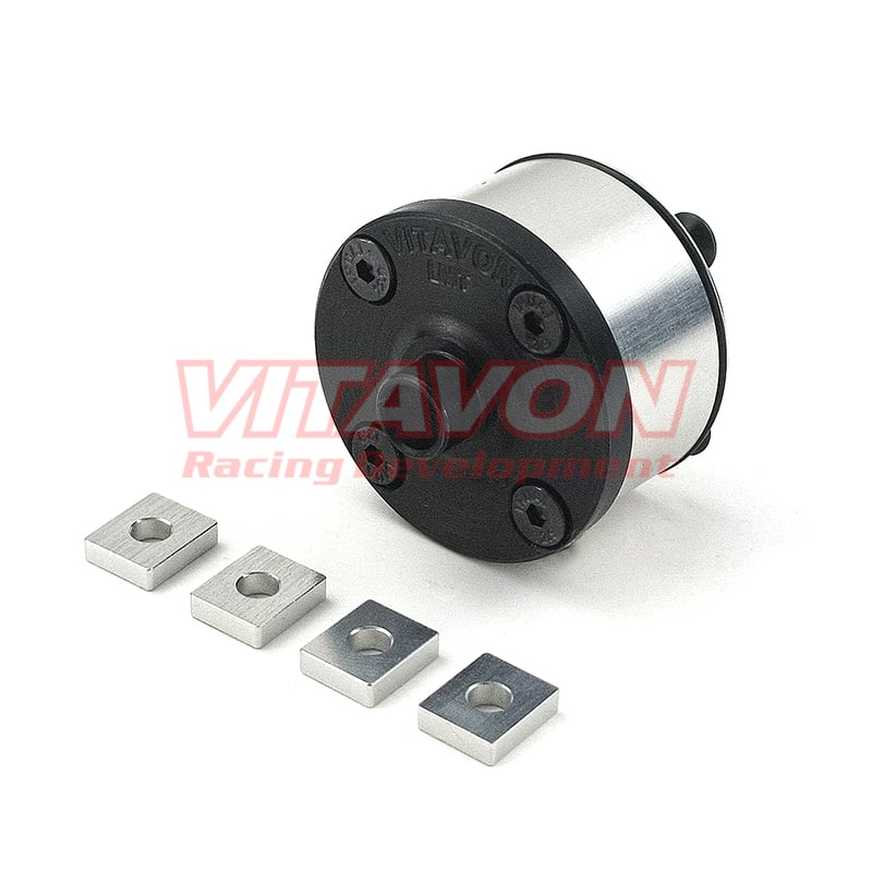 VITAVON CNC Aluminum 7075 Diff Case For Losi LMT Grave Digger King Sling Mega