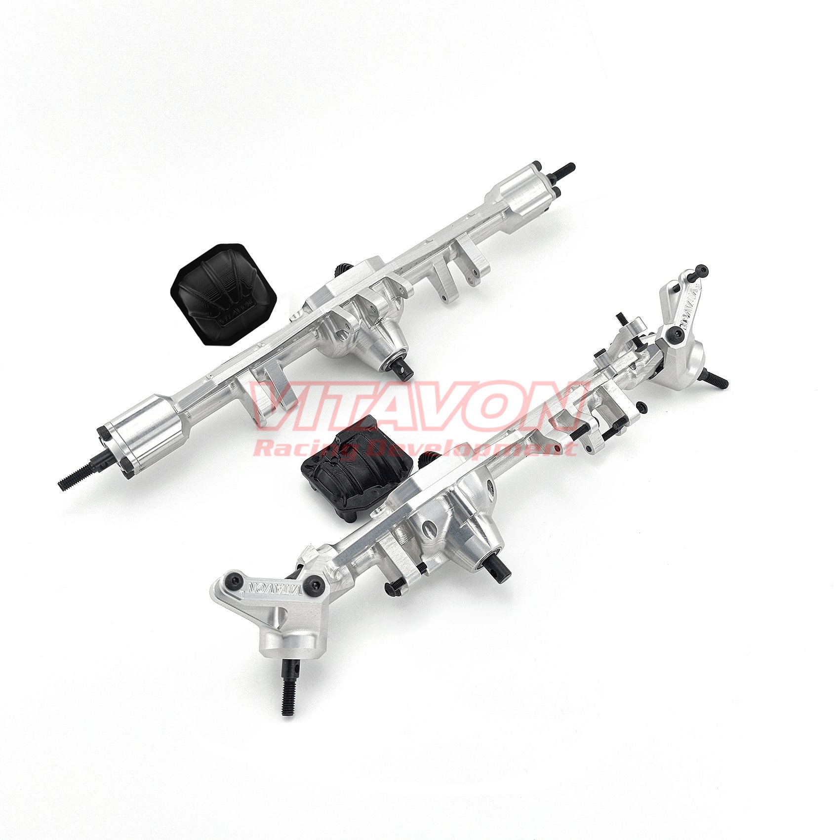 VITAVON CNC Alu7075 Front&Rear Axle Kit With Diff Case Set For SCX6 Jeep Wrangler Trail Honcho 1/6