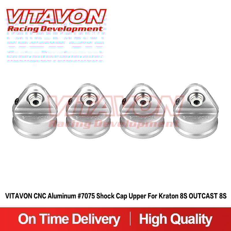 VITAVON CNC Aluminum #7075 Shock Cap Upper for Kraton 8S Outcast 8S