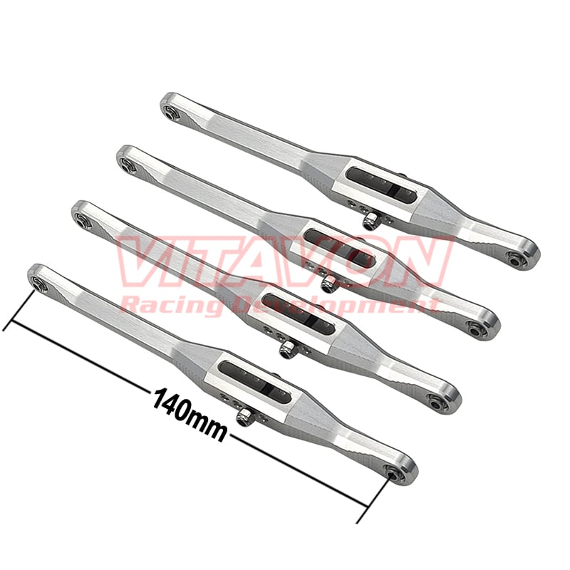 VITAVON CNC Aluminum 7075 Shorter Lower Links Set eye to eye 140MM For LMT Grave Digger