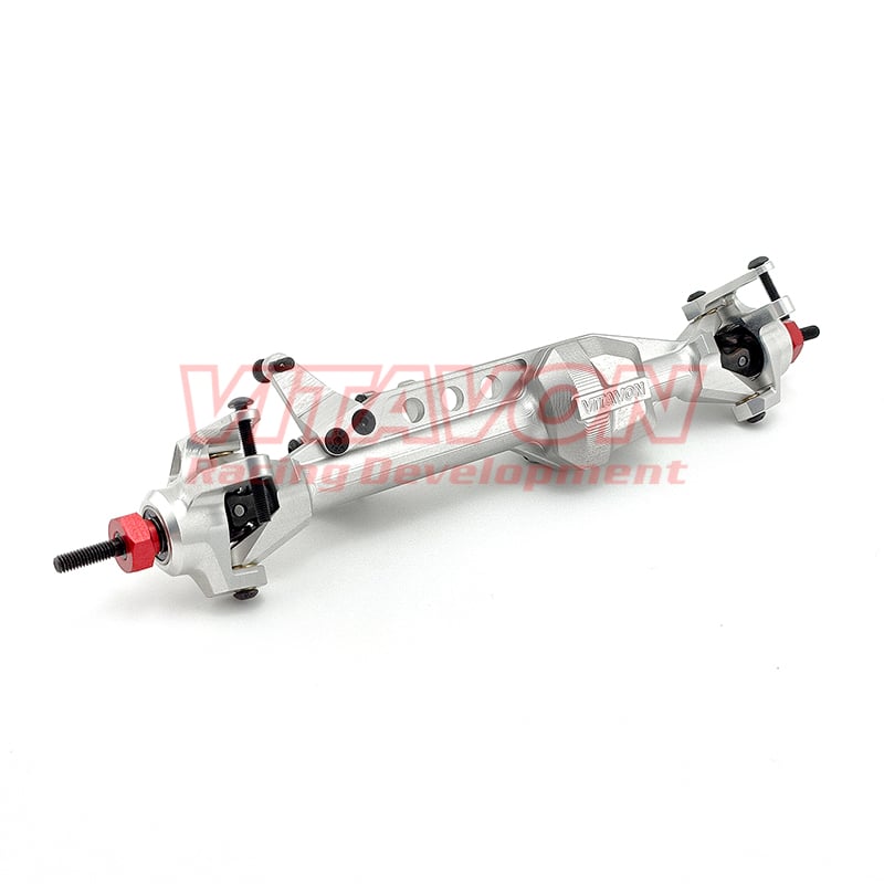 VITAVON CNC Aluminum 7075 Front Straight Axle Housing set Axial SCX10 ll Bronco