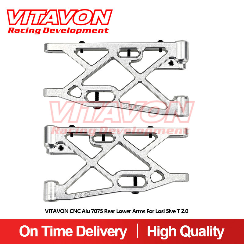 VITAVON CNC Alu 7075 Rear Lower Arms For Losi 5ive T 2.0