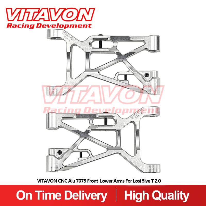 VITAVON CNC Alu 7075 Front Lower Arms For Losi 5ive T 2.0