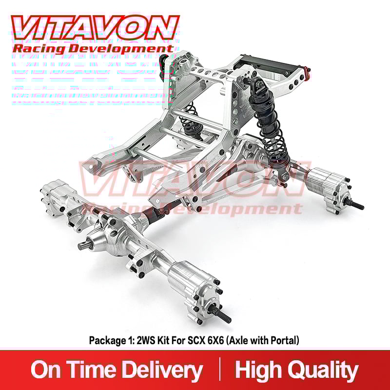 VITAVON 2WS Custom Built For Axial SCX 6X6 Trail Honcho Jeep 1/6