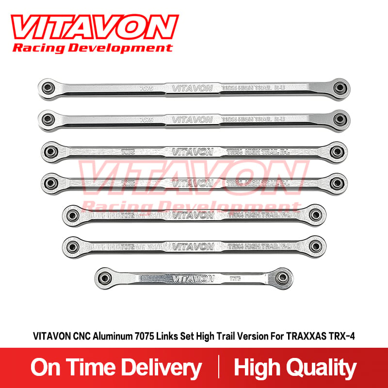 VITAVON CNC Aluminum 7075 Links Set High Trail Version For TRAXXAS TRX-4