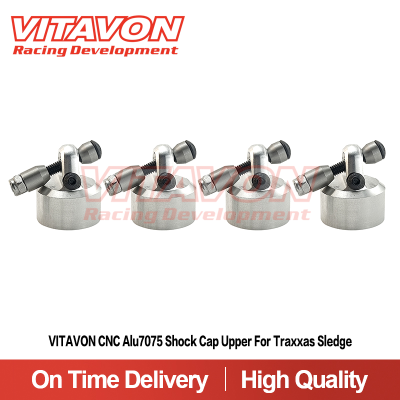 VITAVON CNC Alu7075 Shock Cap Upper For Traxxas Sledge