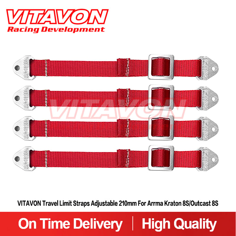 VitavonVITAVON Travel Limit Straps Adjustable 210mm For Arrma