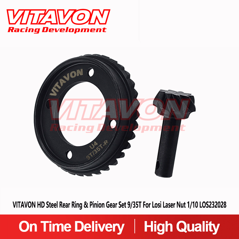 VitavonVITAVON HD Steel Rear Ring & Pinion Gear Set 9/35T For Losi