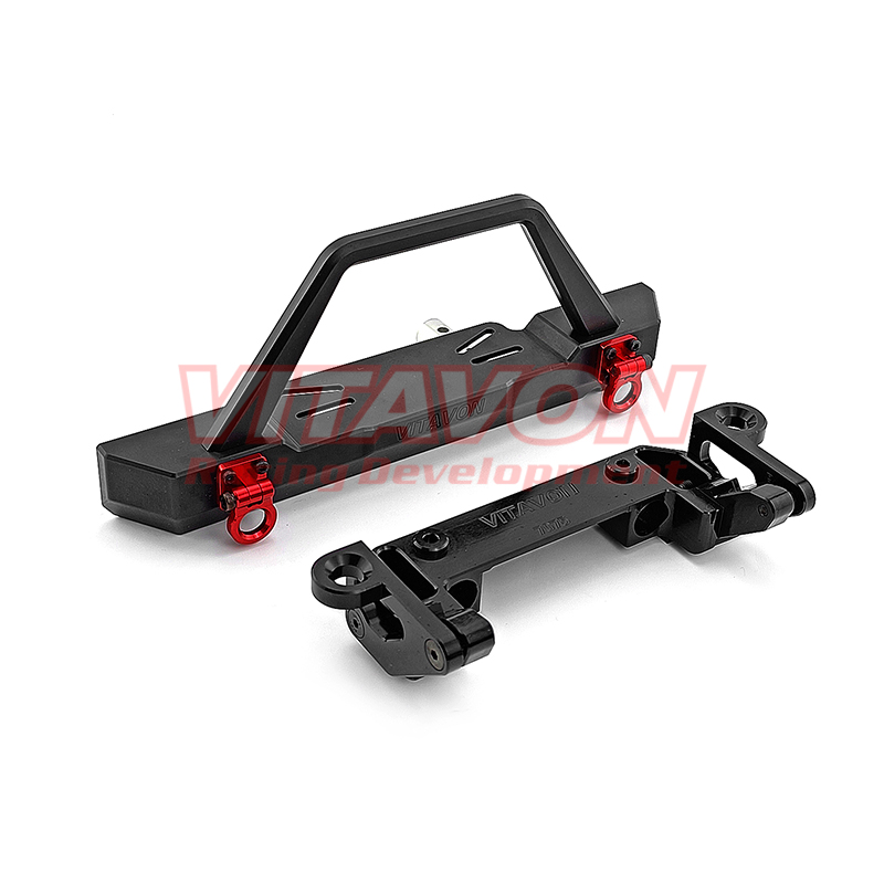 VITAVON Front Bumper Mount&Front Bumper for Axial SCX6 Jeep Wrangler 1/6