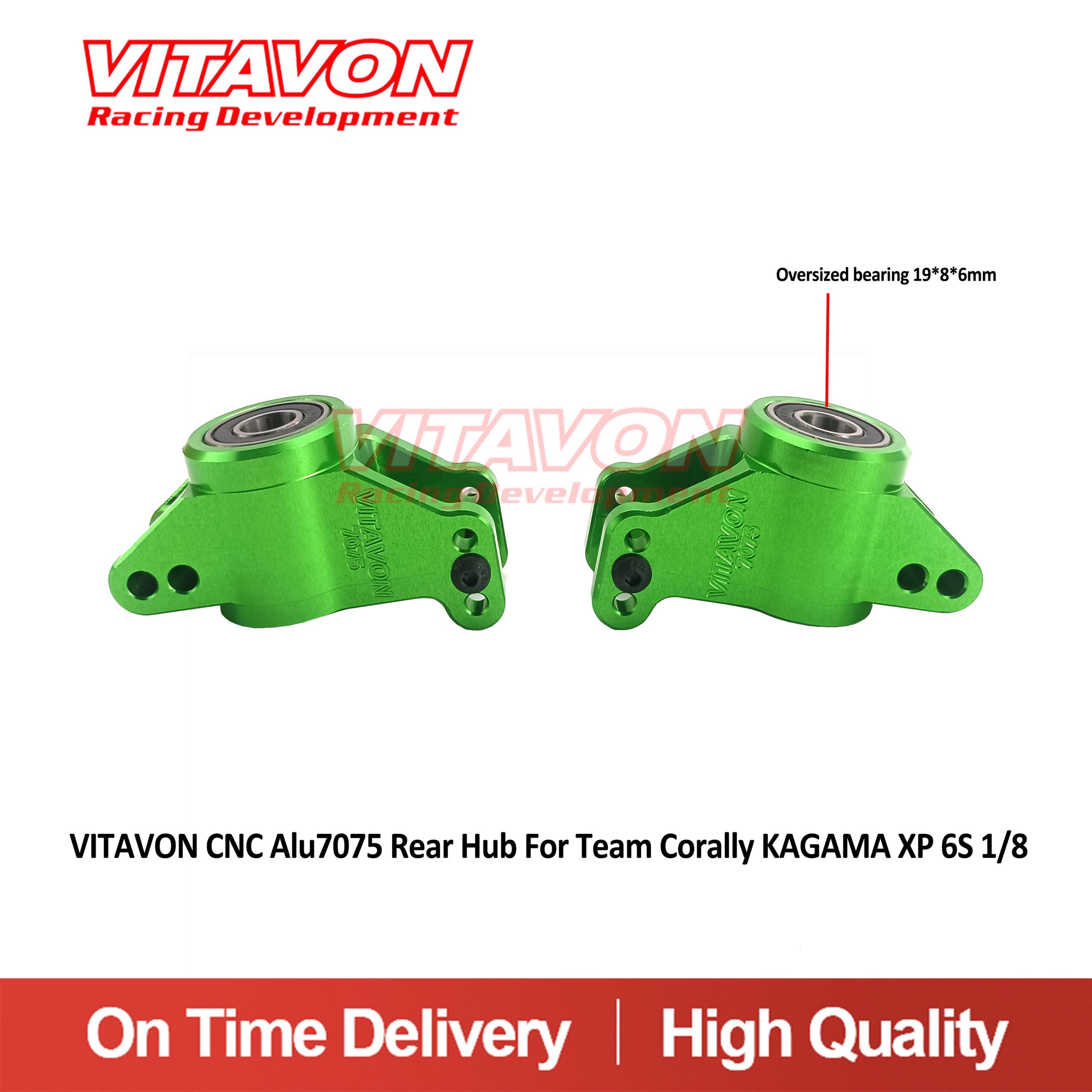 VitavonVITAVON CNC Alu7075 Rear Hub For Team Corally KAGAMA XP 6S