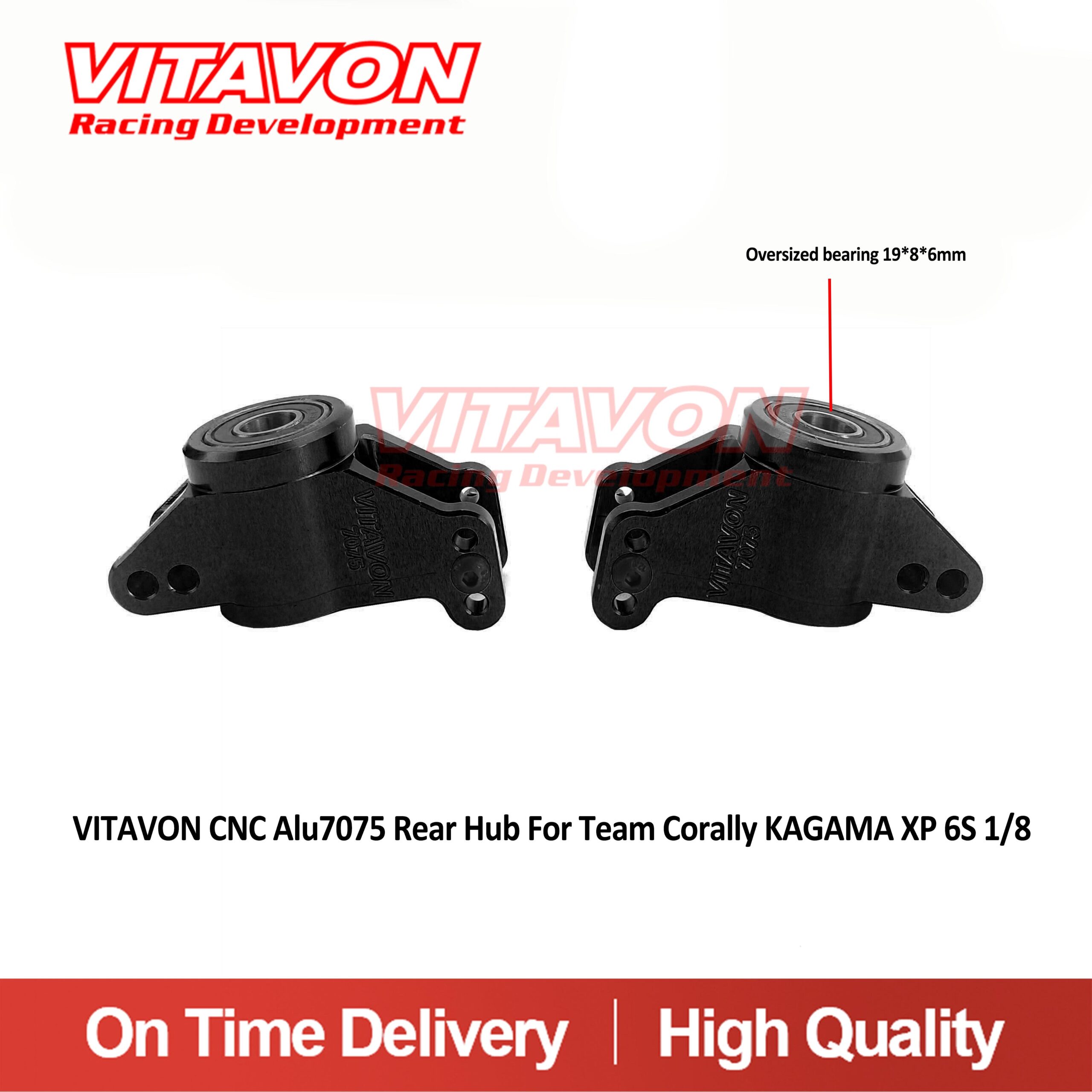 VitavonVITAVON CNC Alu7075 Rear Hub For Team Corally KAGAMA XP 6S