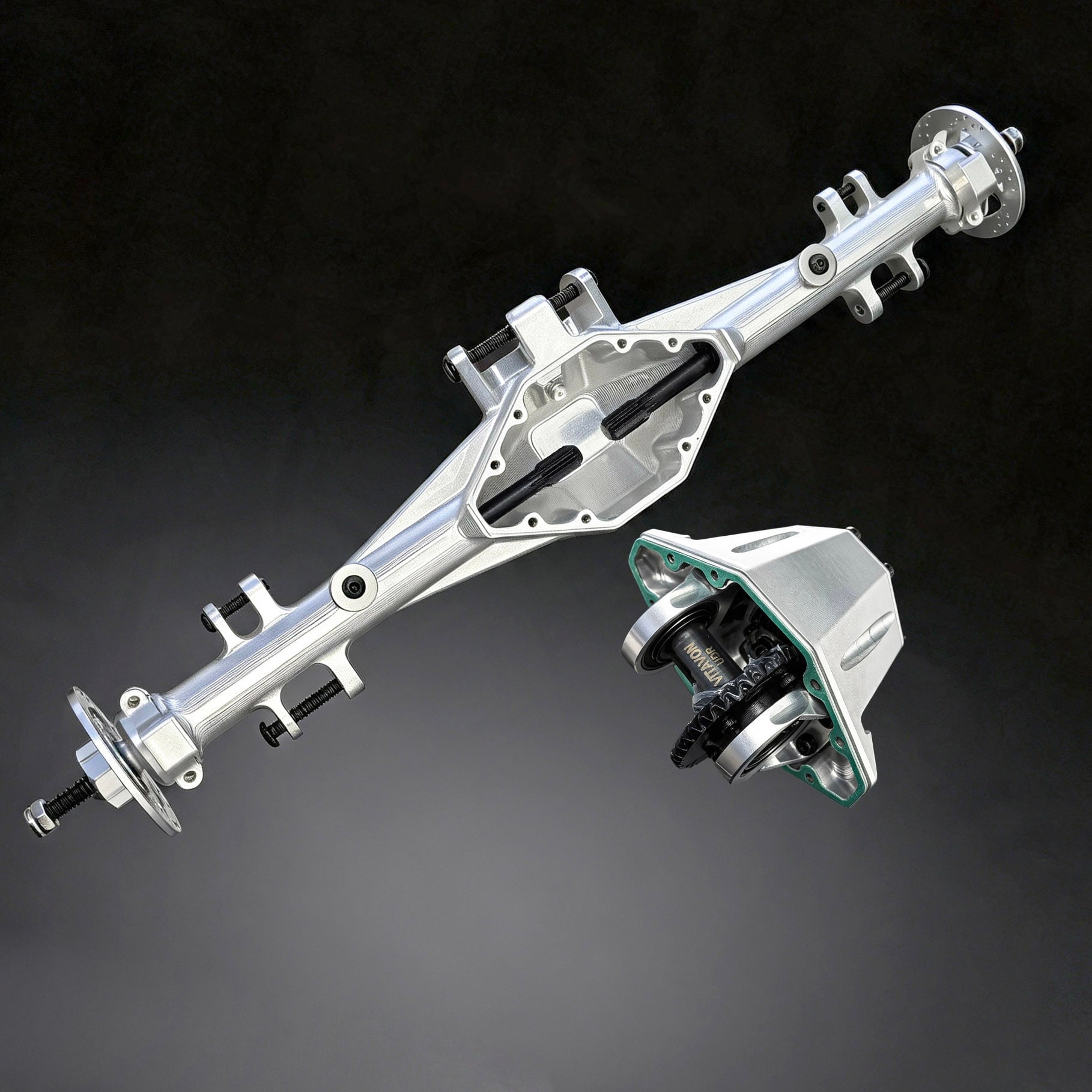 VitavonVITAVON CNC Alu 7075 V2 Rear Axle Housing With Internals