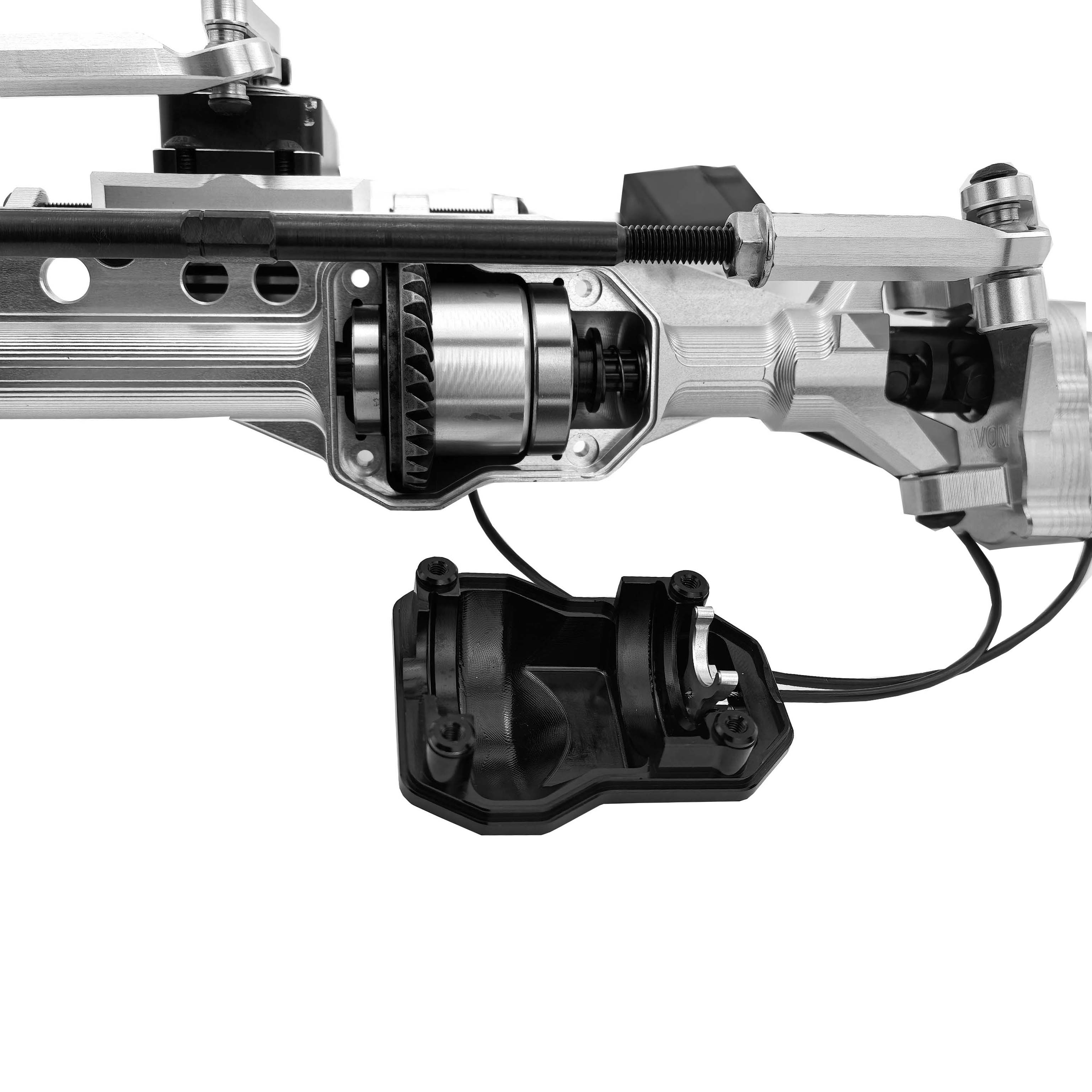 VITAVITAVON AR90 Front&Rear Portal Axle kit with Diff Lock System Double Joint Shaft For SCX6